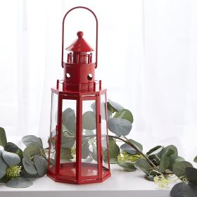 RED LIGHTHOUSE LANTERN