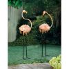 Flamboyant Flamingo Garden Stakes (Set of 2)