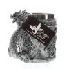 Premium Stainless Steel Dragon Design Mug - Unique Fantasy Drinkware