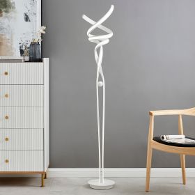 Munich LED White  63" Floor Lamp