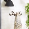 Rustic Antler Wall Hook - Stylish and Functional Home Decor