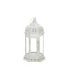 Distressed Floral Lantern