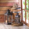 Compact Monticello Candle Lantern - Decorative Outdoor Lighting Fixture