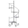 Metal Staircase Plant Stand - Decorative Indoor Outdoor Flower Pot Holder