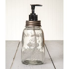 Pint Mason Jar Soap Dispenser - Zinc Lid