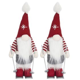 Christmas Gnomes Decorations, Christmas Table Home Ornaments for Holiday Party Gifts (Color: Multicolor, Material: Polyester)