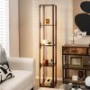 64 Inch Floor Lamp with 3-Level Dimmable LED Bulbs and Rotatable LED Poles